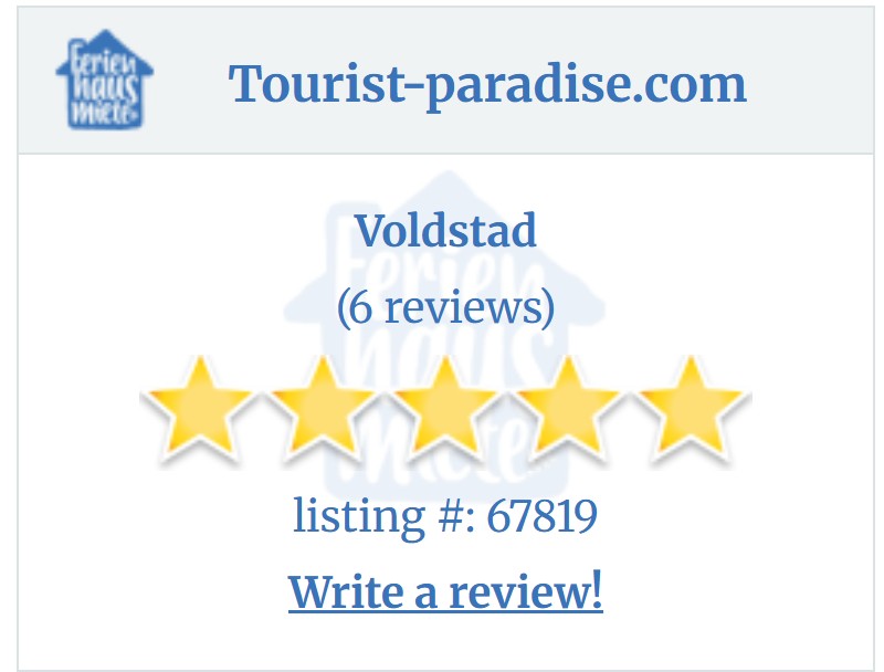 Quality seal and guest reviews – Feriehus Voldstad